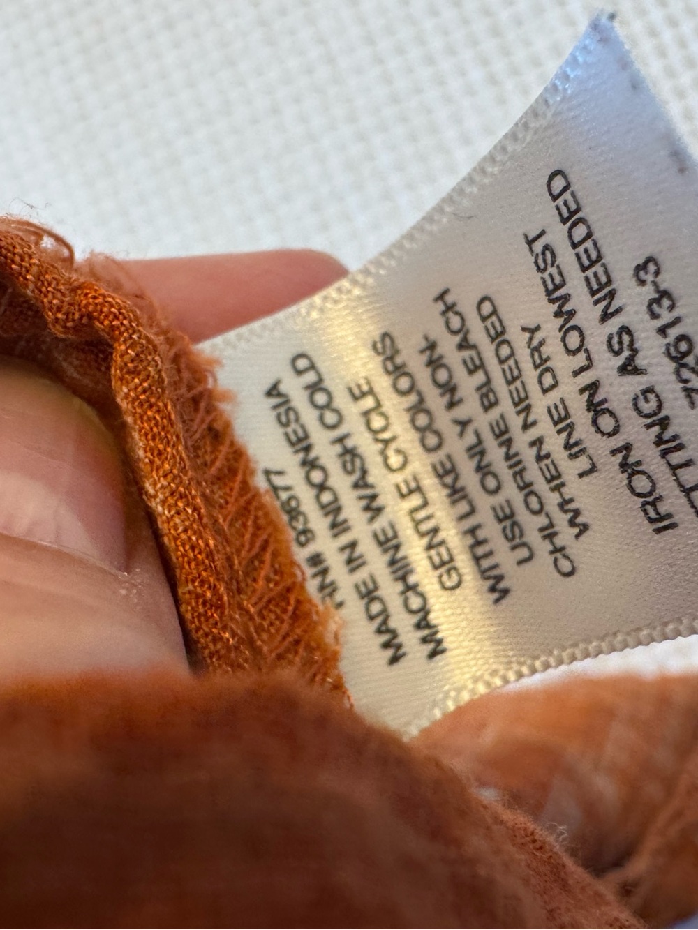 Ana Rust Embroidered Button-Front Peasant Top - Picture 7 of 7